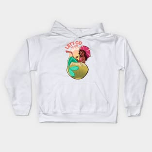 LET'S GO TO THE BEACH Kids Hoodie